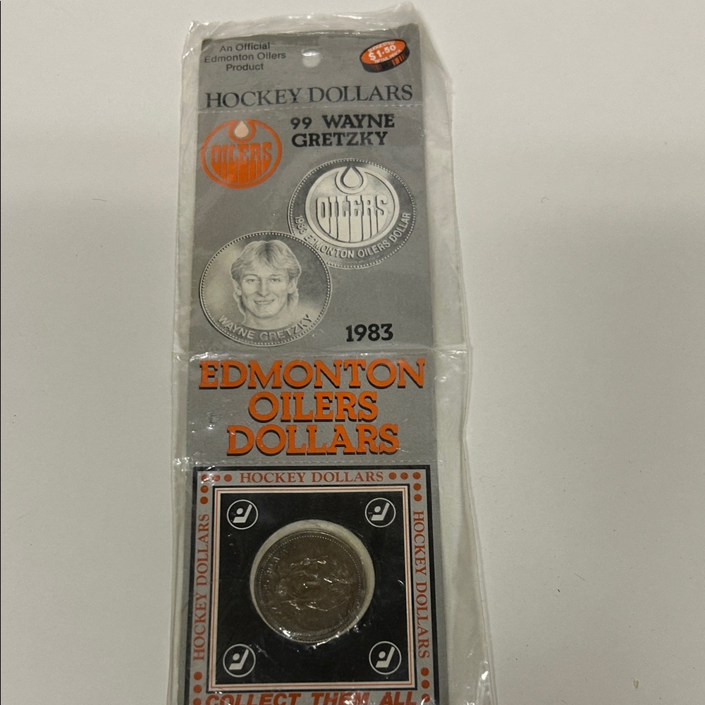 Edmonton Oilers 1983 Sealed Edmonton Oilers Wayne Gretzky dollar